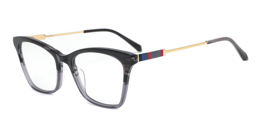 Acetate Optical Frame OTF8073 Grey.Gold