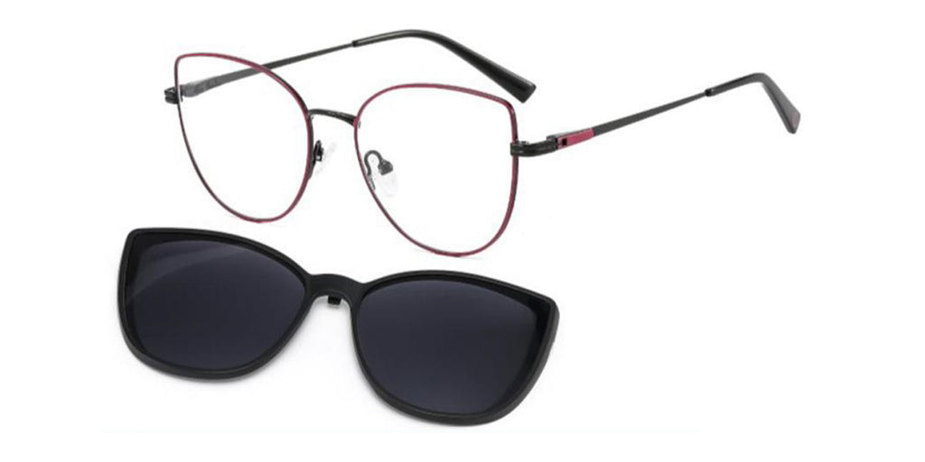 Wholesale Eyeglasses With Magnetic Sunglasses Orange