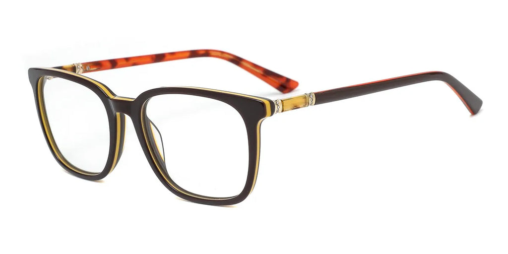 Acetate Optical Frame OTF8056 D.Red.Gold