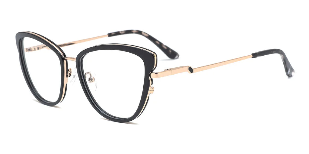 Metal & Acetate Optical Frame OT9037 Black