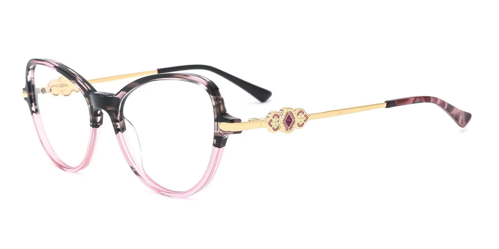 Acetate Optical Frame OTF8073 Pink.Gold