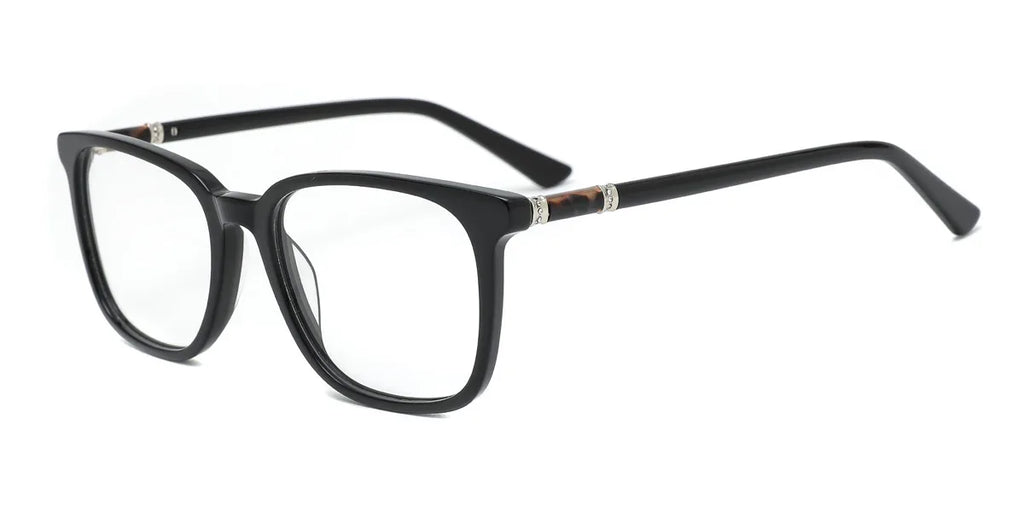 Acetate Optical Frame OTF8056 black-sliver