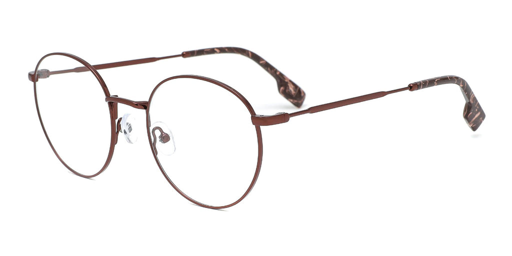 Metal Optical Frame OTF5902 Brown